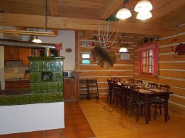 Horská poloroubená chalupa Kabikula