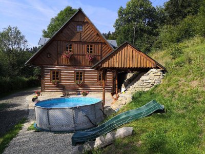 Horská poloroubená chalupa Kabikula