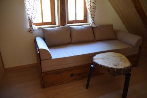 Ubytování v bývalém včelíně