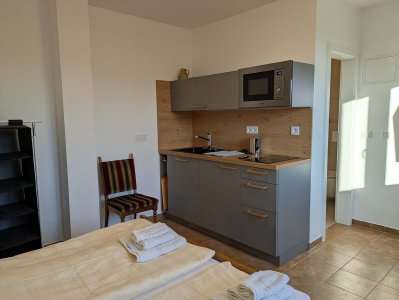 Pohodový apartmán s kuchyní a balkónem