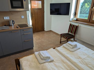 Pohodový apartmán s kuchyní a balkónem