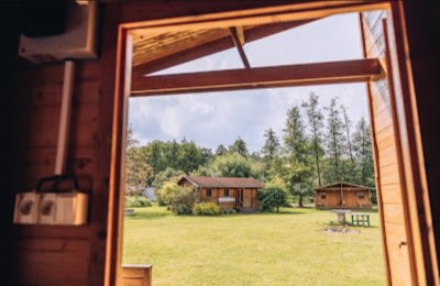 Autocamp Zadní Třebáň - ostrov