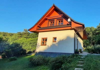 Chata nad lázeňským údolím