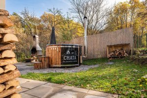 Chata nad lázeňským údolím