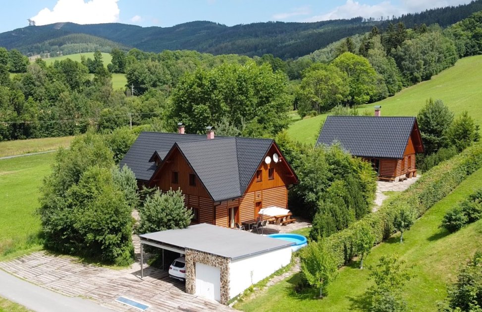 Chalupa Dolní Morava – privátní sauna a Králický Sněžník na dohled