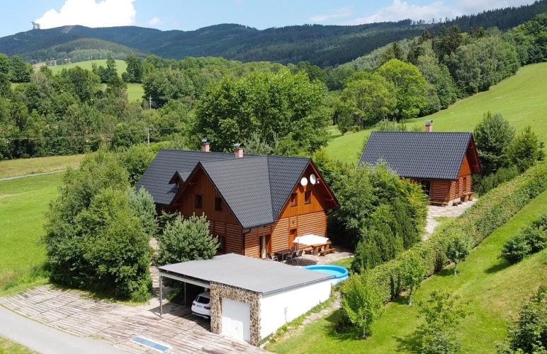 Chalupa Dolní Morava – privátní sauna a Králický Sněžník na dohled