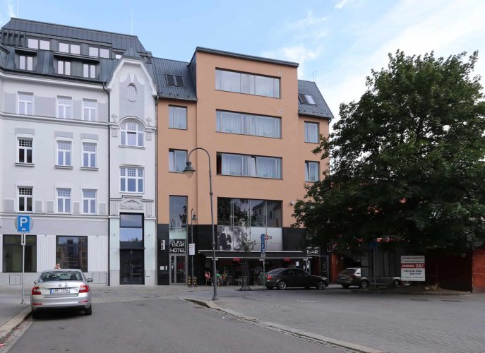 Hotel Ruby Blue – čtyřhvězdičkový hotel v centru města, Stodolní ulice