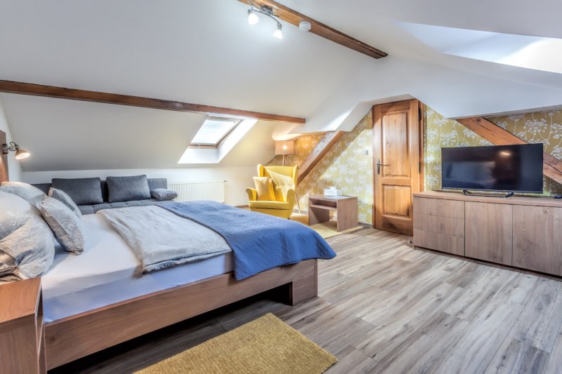 Apartmán podkrovní ratanový