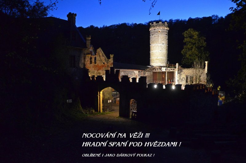 Horní hrad - ubytování