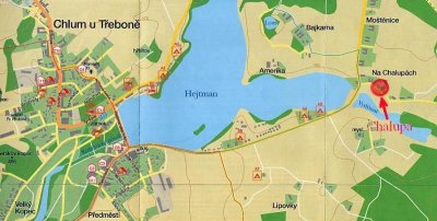 Chalupa u rybníka Hejtman